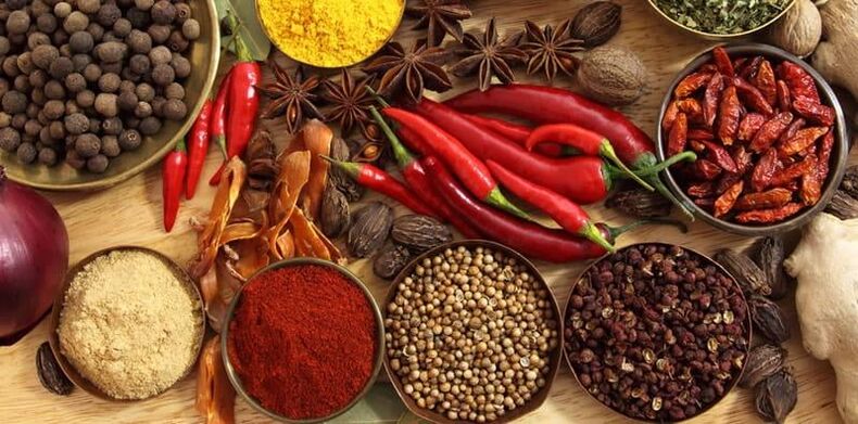 Spices and condiments should be removed from the diet during the pancreatitis diet